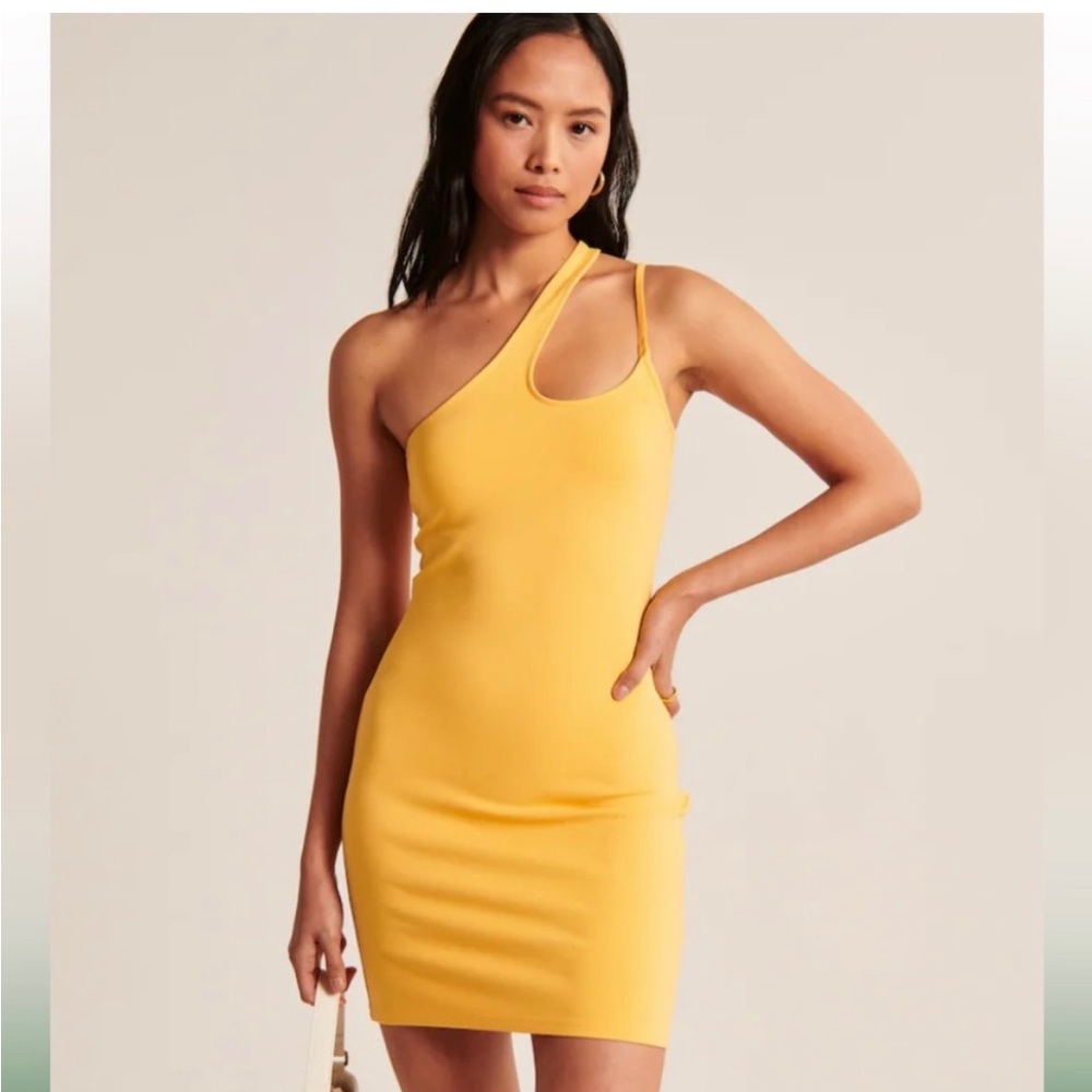 Abercrombie yellow mini dress